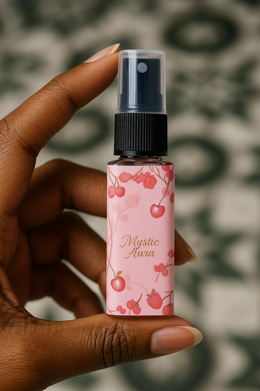 Floral Essence Natural Perfume Spray – Alcohol-Free, Long-Lasting, Handmade by Mystic Aura