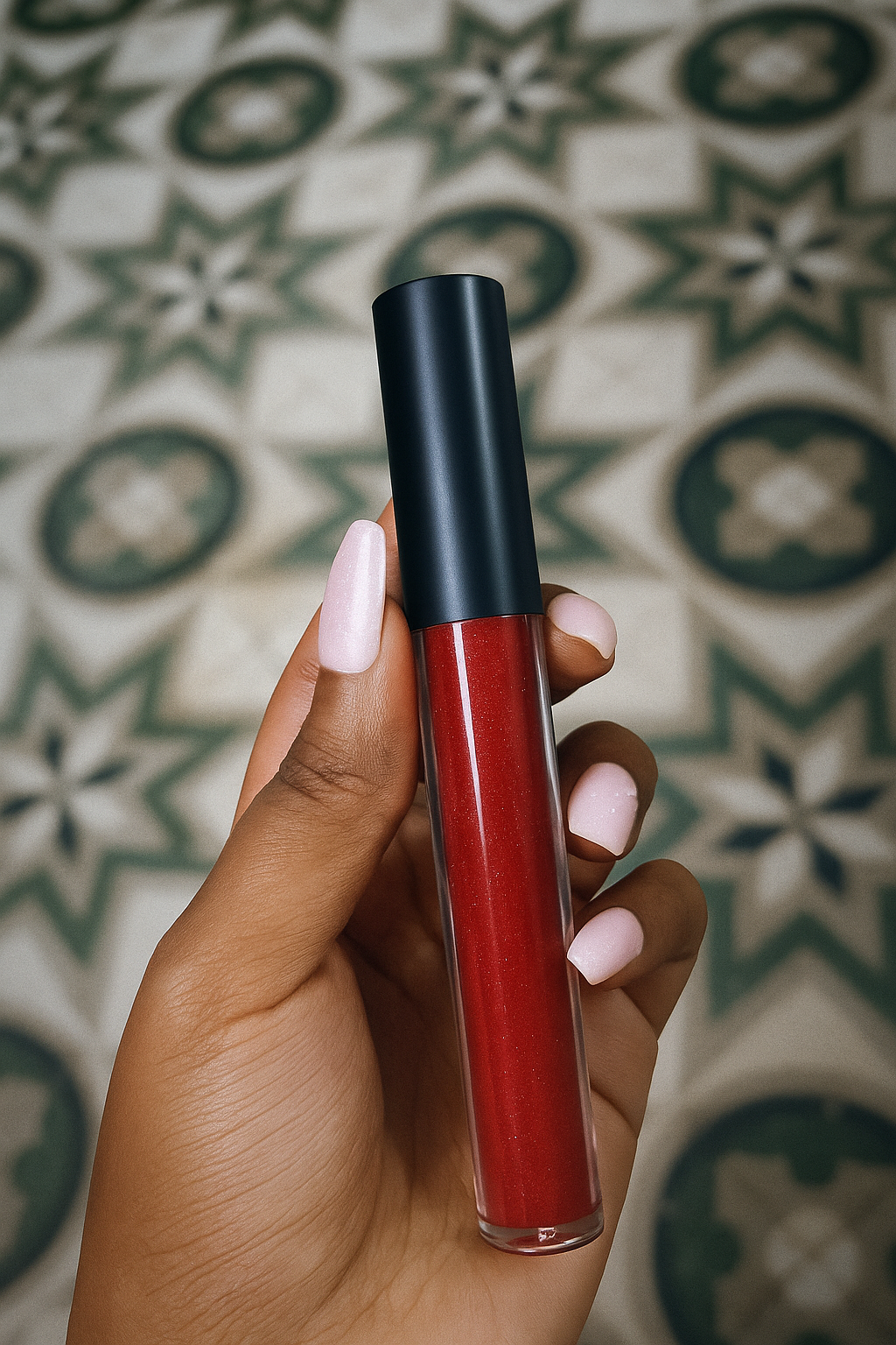 Lush Berry - Handmade Natural Glossy Lip Tint | Deep Berry Red | Hydrating & Non-Sticky
